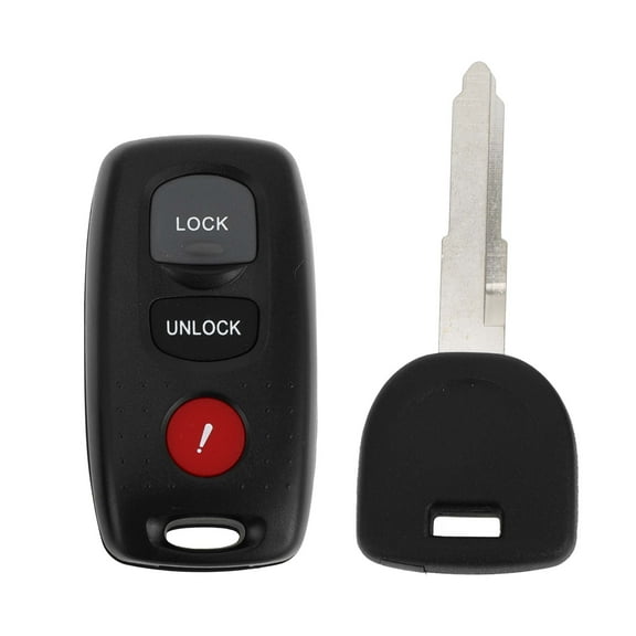 Unique Bargains 315MHz KPU41794 Keyless Entry Remote Ignition Transponder Key Fob for Mazda 3 07-09 63 80 Chip 3 Buttons