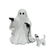 thumbnail image 2 of Figurita de cachorro fantasma de Halloween, adorno de perro espeluznante, decoración de mesa con vela, decoración festiva para una fiesta navideña, decoración del hogar, 2 of 9