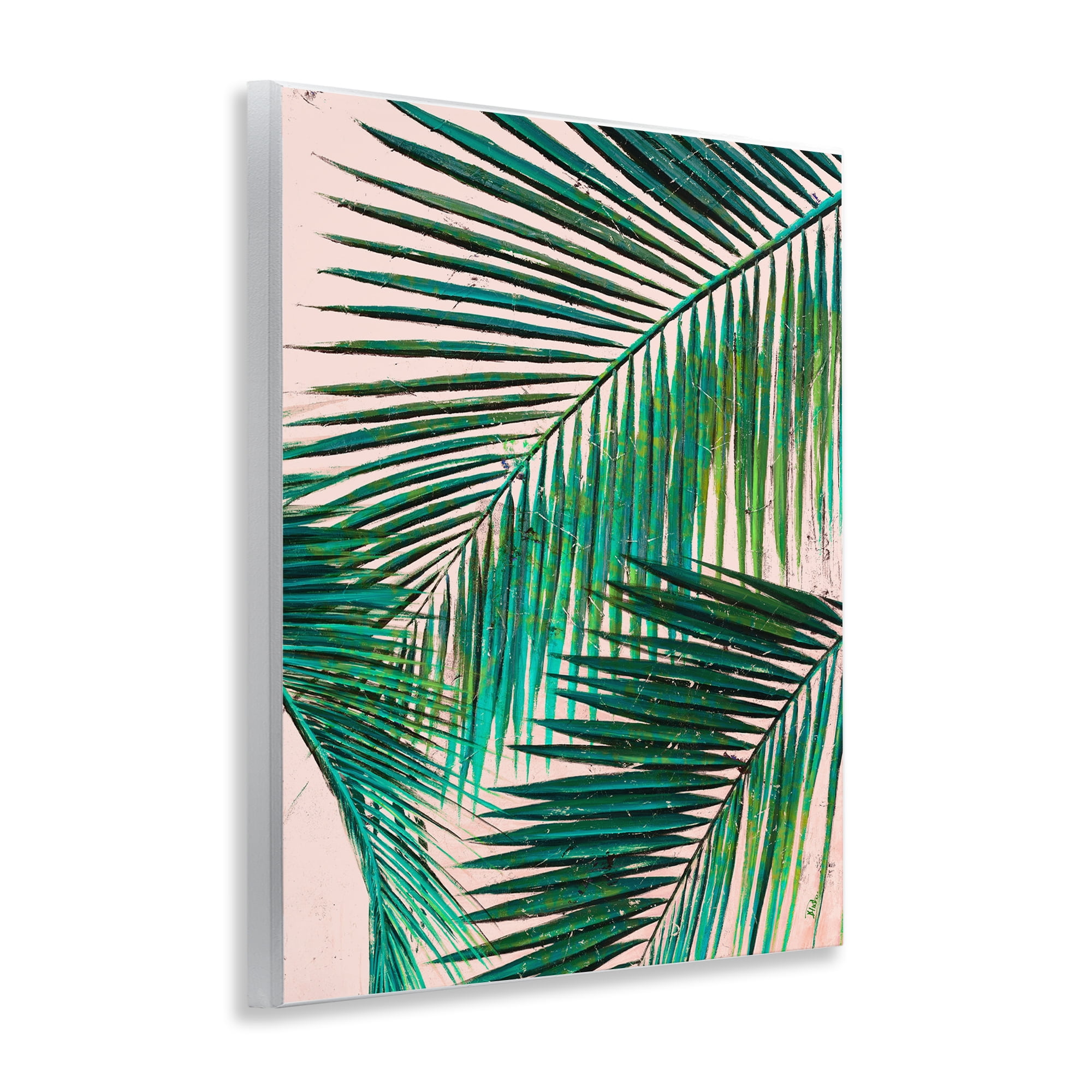 Stupell Industries Flowing Palm Fronds Botanical & Floral Painting Unframed Art Print Wall Art, 11 x 14