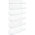 thumbnail image 6 of Sorbus Acrylic Floating Shelf: Invisible Display for Books, Frames, 15x4.3x3'' Wall Mount (6-Pack), 6 of 9