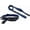 Blue, variant on HOOZA Quick Clip Dog Collar & Flat Leash Set, Black Small – Magnetic Buckle, Reflective