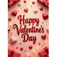 thumbnail image 4 of Valentine's Day Party Decoration Banner Heart Design Backdrop Event Photo Props Love Celebration Romance Gift Box Background, 4 of 4