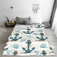 thumbnail image 5 of Vsdgher Anchors And Shells Ultra-Soft Micro flannel Blanket Throw Blankets for Couch Sofa, Bed (4 sizes)-60"x50", 5 of 7