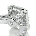 thumbnail image 3 of Bella Jewel Princess Cut Excellent 1.9 Ct Diamond Ring - Wedding Ring - 14K White Gold Plated Ring for Her - Solitaire with Accent Diamond Ring - Eternity Band Diamond Ring - Halo Diamond Ring, 3 of 3