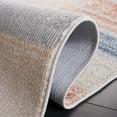 thumbnail image 5 of Safavieh  Blair Machine Washable Slip Resistant Didy Contemporary Rug 6'7" x  6'7" - Beige/Blue Rust - Round, 5 of 8