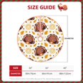 thumbnail image 2 of Haiem Fall Turkey Pattern Christmas Tree Skirt Merry Christmas Party Christmas Tree Decoration,New Year Decorations-30", 2 of 6