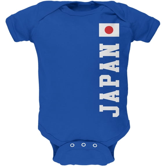 World Cup Japan Blue Baby One Piece - 0-3 months