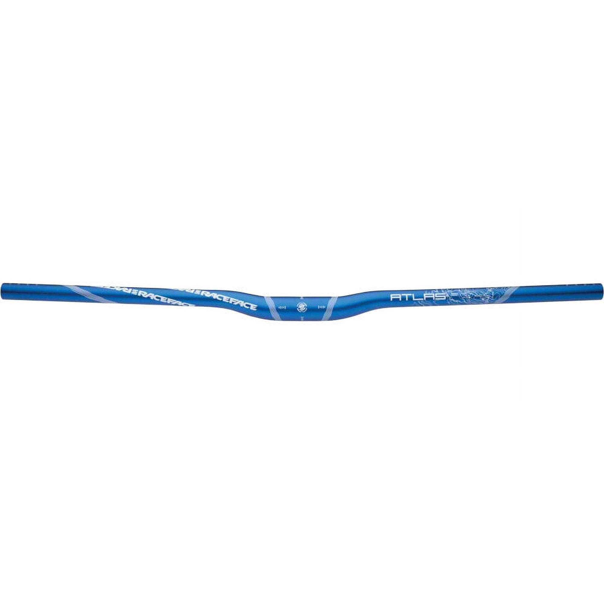 RaceFace Atlas Mountain Bike Handlebar (Blue, 31.8-mm Clamp, 785-mm Wide, 0.5-Inch Rise)