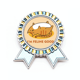 thumbnail image 1 of El gato duerme. Insignia broche Medalla ganadora, 1 of 3