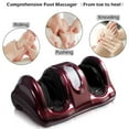 thumbnail image 3 of Costway Shiatsu Foot Massager Kneading and Rolling Leg Calf Ankle with Remote Burgundy, 3 of 7