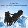 thumbnail image 3 of Callipe 1 Pair Winter Cycling Gloves Warm Touchscreen Anti-slip Windproof Waterproof Cold Weather Men Women Outdoor Motorcycle Snow Skiing Full Finger Gloves, 3 of 8