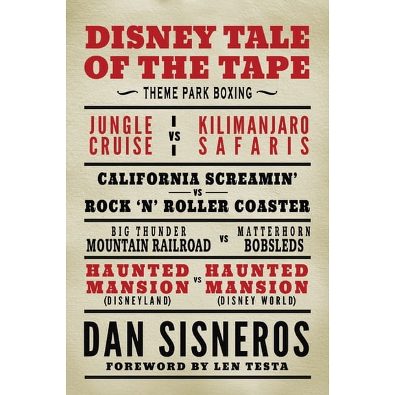 Disney Tale of the Tape: Theme Park Boxing, (Paperback)
