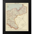 thumbnail image 2 of Letts 20x24 Black Modern Framed Museum Art Print Titled - German Empire 2 Germany - Letts 1883, 2 of 5