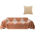 thumbnail image 2 of SHANNA Chenille Couch Covers, Boho Sofa Throw Blanket with Tassel, Sectional Sofa Covers for 3 Cushion Couch Geometric Futon Couch Slipcover, 2 of 10