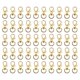 thumbnail image 1 of 50 Pcs Swivel Clasps Lanyard Snap Hook, Lobster Claw Clasp Gold, 1 of 5