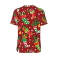 thumbnail image 2 of Daiia X-mas and New Year Mens Baseball Jersey Button Down Shirts Short Sleeve Sports Uniforms-XX-Large, 2 of 9