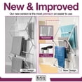 thumbnail image 5 of BLACK + DECKER Over-the-Door Telescopic Clothes Drying Rack, Expandable, Stainless Steel, 2-Tier, Space-Saving Indoor Design, 5 of 9