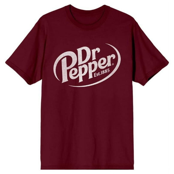 Dr. Pepper Logo Maroon T-Shirt