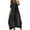Black, variant on Kmdttou Women's Summer Short Sleeve Solid Color Soft Comfortable Long Dress,Women's Long Dresses Flowy Maxi for Beach