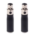 thumbnail image 3 of Adaptador Audio Mini XLR 3 4 Pin Hembra Convertidor Mini Conector Universal, 3 of 6