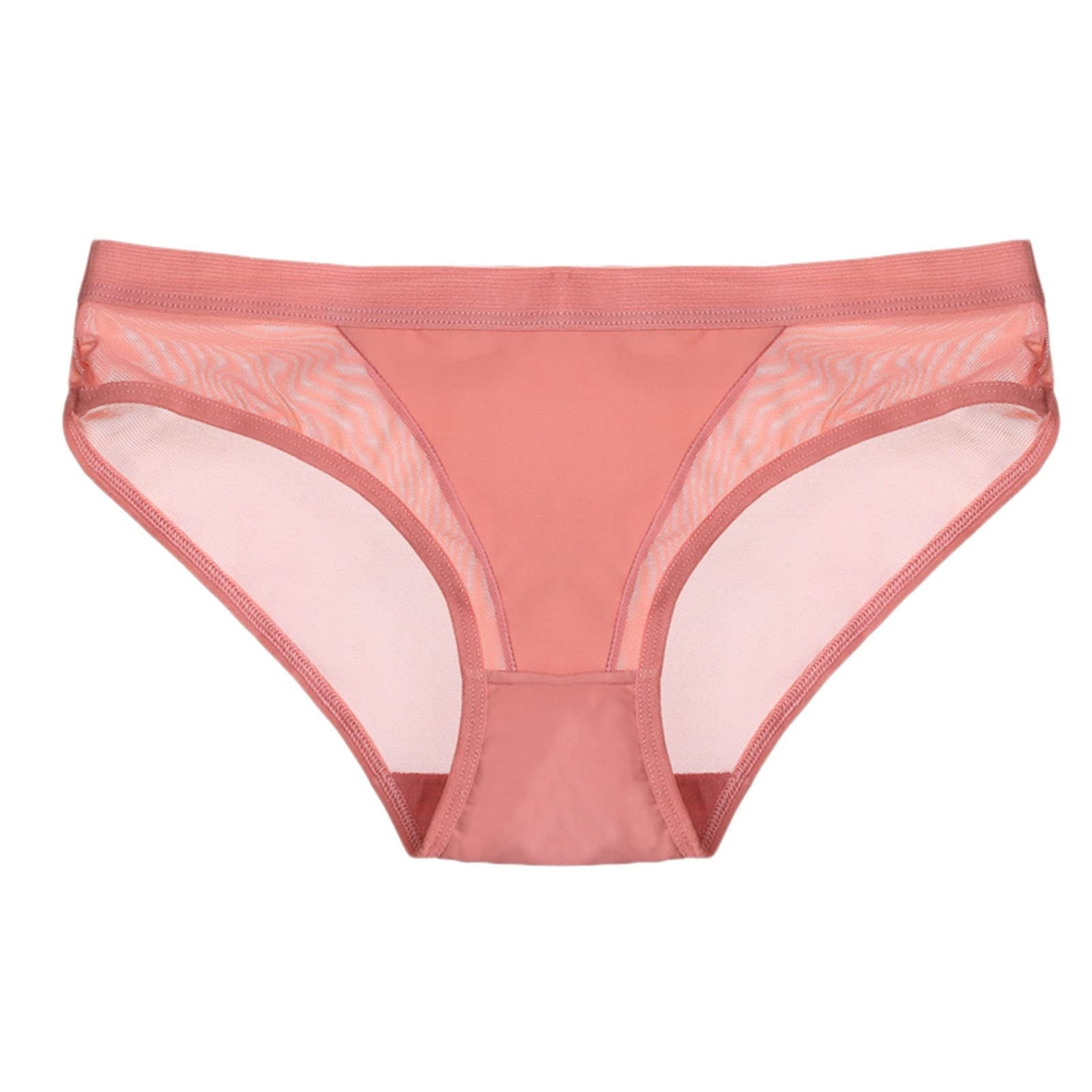 HUPOM Underwear For Women Panties In Clothing Briefs Leisure Tie Seamless  Waistband Orange XL 
