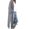 thumbnail image 2 of Celmia Femmes Batwing Manches Vacances Couvrir jusqu'à Cardigans Minces, 2 of 15