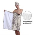 thumbnail image 5 of Colevkie Women's 2 Pcs Bath Wrap Set Bath Skirt &Shower Cap Quick Drying and Absorbent Lightweight for Bathroom Beach Sauna Hotel Printed Vintage Pattern, 5 of 8