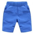 thumbnail image 4 of Linfrsh 2t Shorts Boys Toddler Kids Boys' Bike Shorts with Drawstring Knit Shorts Classic Elastic Waist Shorts Kids Pants(Dark Blue,Size 11-12 T), 4 of 4