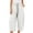 White, variant on MXUIKV Pants for Women Plus Size Loose Fitted Drawstring Elastic Waist Wide Leg Cropped Barrel Trousers(X-Large,White)