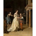 thumbnail image 3 of Eglon van der Neer 20x24 Black Modern Framed Museum Art Print Titled - Interior with a Woman Washing Her Hands (1675), 3 of 5