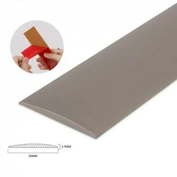 5cm PVC Wood Floor Transition Strip Edge Closing Strip Self-adhesive Seam Strip Flat Buckle Dge Pressing Threshold strip