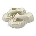 thumbnail image 3 of Xijirk Women's Cute Non- EVA Foam Home Slippers Comfortable Lightweight Indoor Outdoor Seasonal Footwear,Z02 Khaki,7, 3 of 9