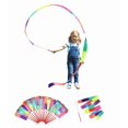 thumbnail image 1 of Ribbon Wands Dervea, paquete de 20 obsequios para fiestas, Rainbow Kids, 1 of 7