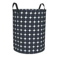 thumbnail image 4 of LNWH Waterproof Laundry Basket with Handles, Modern Seamless Houndstooth Checkered Pattern Foldable Laundry Hamper, Medium Size, 4 of 8