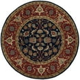 thumbnail image 4 of SAFAVIEH Royalty Vianne Oriental Wool Area Rug, Navy/Rust, 3' x 5', 4 of 10