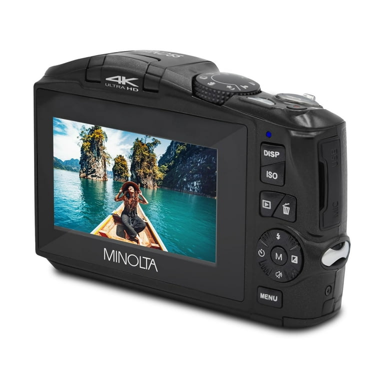 Minolta 64 Mega Pixels Digital Camera with 4K Video 60 FPS & WiFi