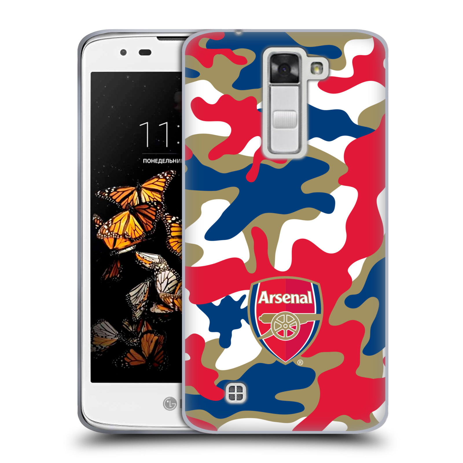 Official Arsenal FC Home 2017//18 Crest Kit Soft Gel Case Compatible for iPhone 11