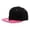 Black, variant on Flat Bill Snapback Cap Polyester Hip Hop Baseball Hat Adjustable Sun Protection Hat For Camping Hiking Outdoor(Black-57Cm)