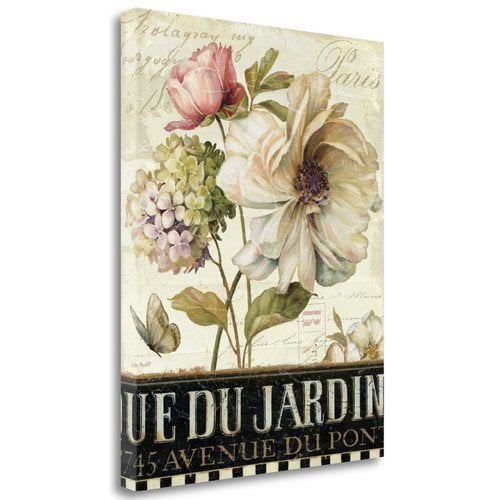 Tangletown Art, 36 x 28 "Marche de Fleurs II " by Lisa Audit, Gallery Wrap Canva