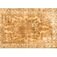thumbnail image 1 of Ahgly Company Indoor Rectangle Abstract Orange Contemporary Area Rugs, 7' x 10', 1 of 1