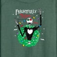 thumbnail image 3 of The Nightmare Before Christmas - Frightfully Festive Wreath - Women's Lightweight French Terry Long Sleeve Shirt, 3 of 5