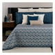 thumbnail image 1 of Edredón Ligero Pinsonic Doble Vista con Fundas de Almohada Esquimal (Galileo, King Size), 1 of 8