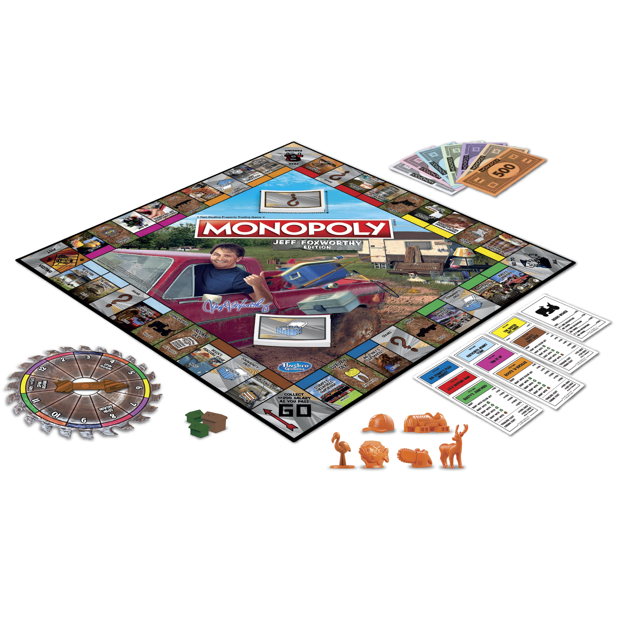 Monopoly Jeff Foxworthy Edition Board Game for Kids and Family Ages 8 and Up, 2-6 Players - image 5 of 6