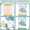 thumbnail image 4 of Fall Chair Covers Set of 6 Thanksgiving Dining Protector Stretch Autumn Removable Washable Blue Pumpkin Truck Maple Leaves Slipcovers for Dining Hotel Party Wedding, 4 of 6