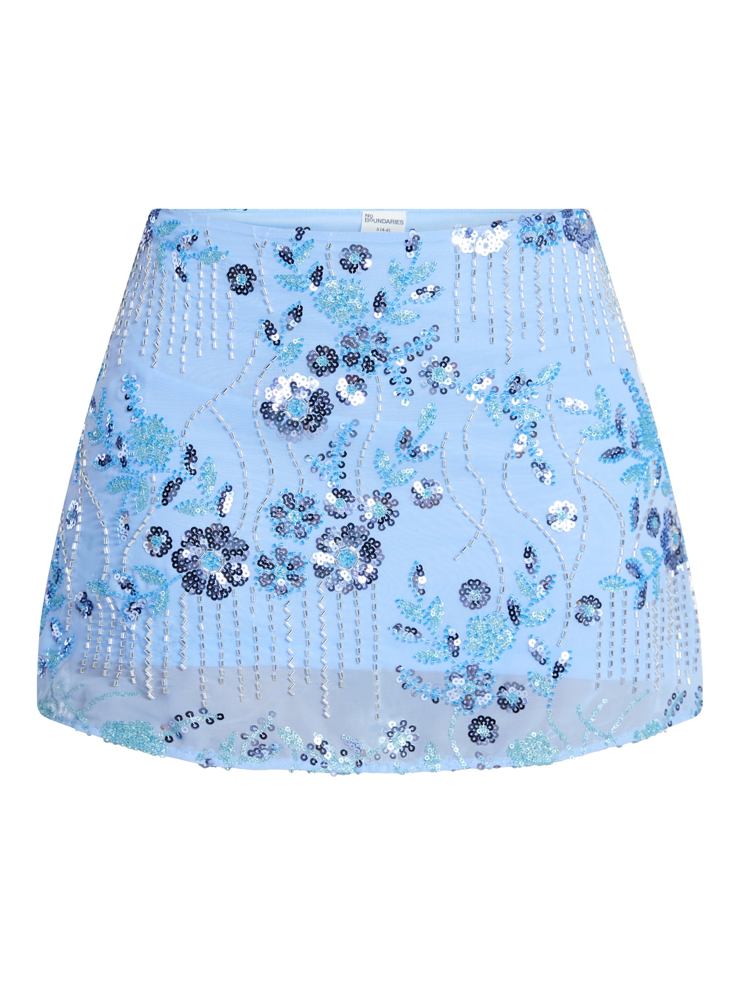 No Boundaries Sequin Embellished Mini Skirt, Women's XXS-XXL