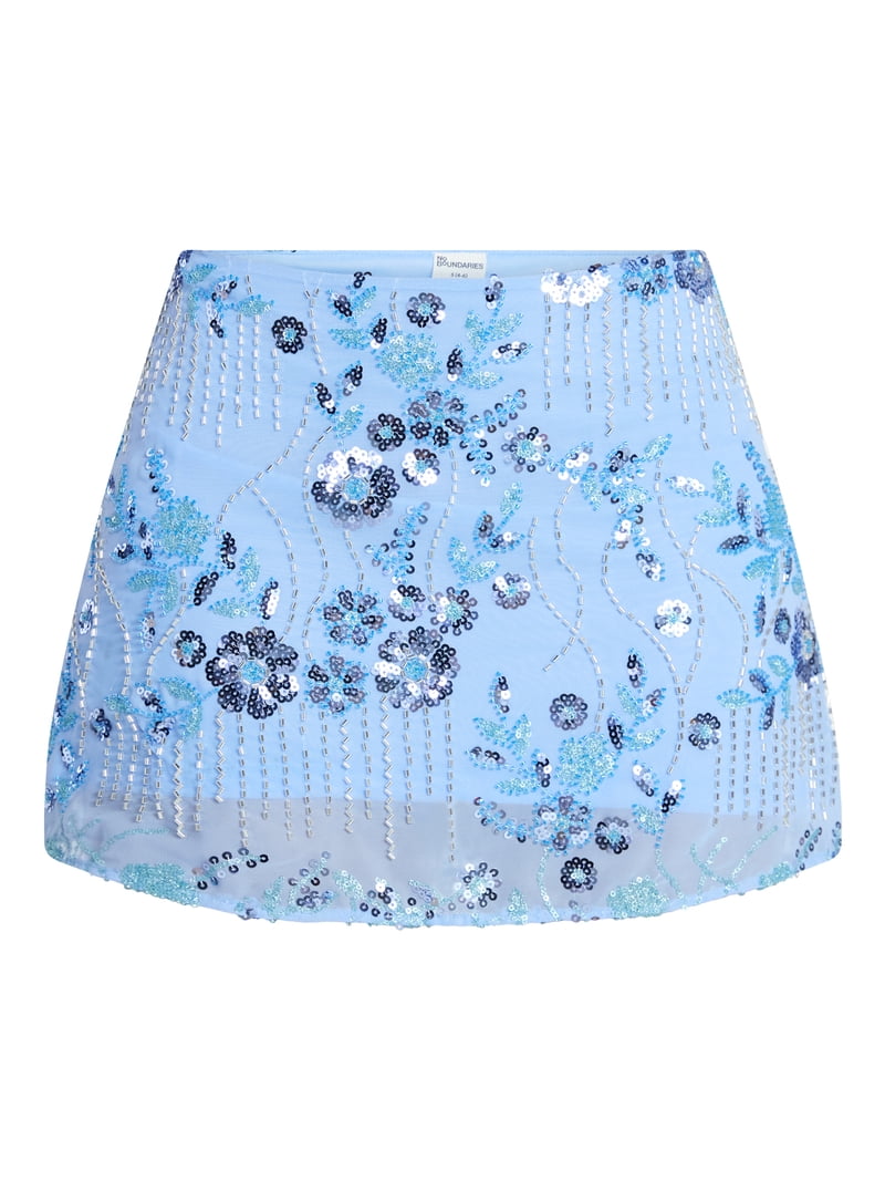 No Boundaries Sequin Embellished Mini Skirt, Women's XXS-XXL