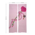thumbnail image 2 of Cortina para puerta con diseño de pantera rosa, 34 x 57 pulgadas, cortina opaca para puerta, cortina divisoria para privacidad de habitación para decoración del hogar, dormitorio, cocina, 2 paneles, 2 of 6