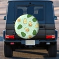 thumbnail image 3 of Kll Avocado Tire Cover,Universal Wheel Tire Cover For Trailer, Rv, Suv, Truck,Camper And Many Vehicle,(15 Inch), 3 of 7