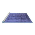 thumbnail image 2 of Ahgly Company Machine Washable Indoor Rectangle Oriental Blue Traditional Area Rugs, 2' x 5', 2 of 4