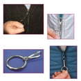 thumbnail image 4 of Zipper Ring Pulls Zipper Tabs for Clothing - O Ring Zipper Pull - for Coats, Sweaters, Backpacks, Luggage - Clip Rings - Ring Zipper Pull - Lot of 16, 4 of 6